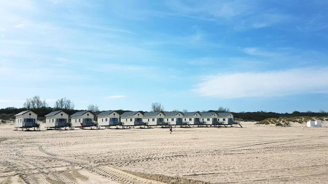 Strandbungalows Vrouwenpolder Exterior foto